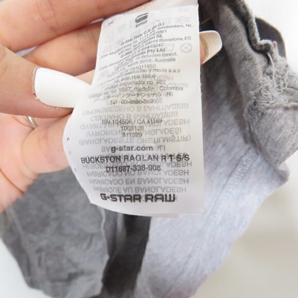 G-STAR‎ RAW Buckston Raglan Crew Neck T-Shirt sz XXL - Picture 6 of 7